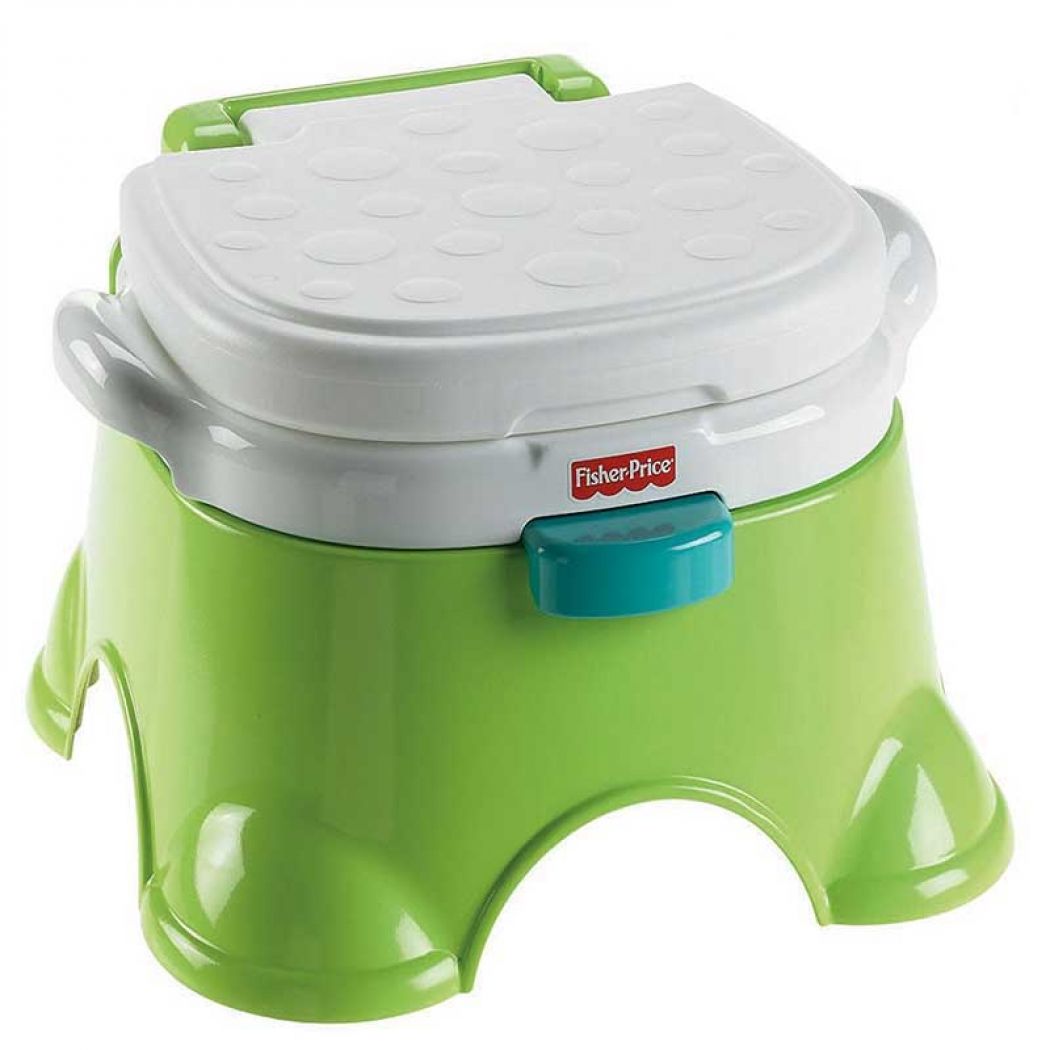 Fisher Price Royal Stepstool Potty Chair Green